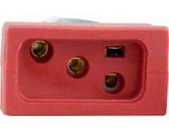 Receptacle, Pump 1, 2-Spd, Mini Female (Red)