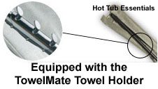 Covermate 3 Cover Lift with Spa Towel Holder.