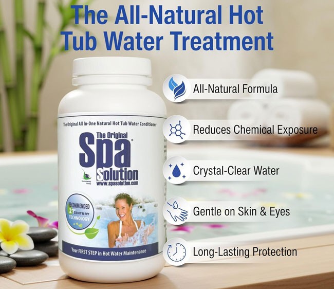 Original Spa Solution benefits of All Natural Formula.
