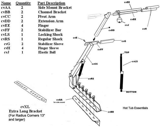 Cover Valet Parts