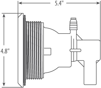 Waterway Power Storm Jet Body Dimensions.