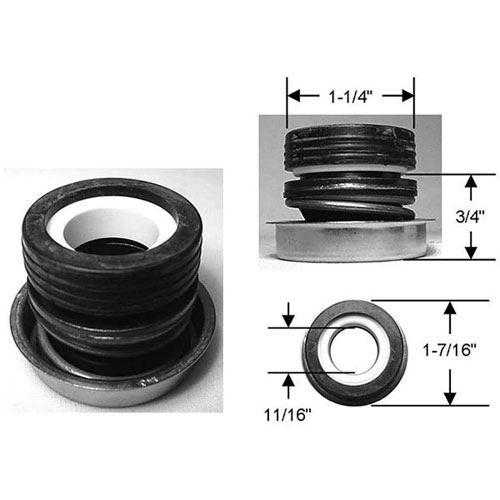 PS-1000 Seal Kit Dimensions