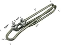 Flow Thru Heater Element