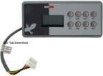 TSC-4 8-Button LCD Topside for TSPA/MSPA, Gecko