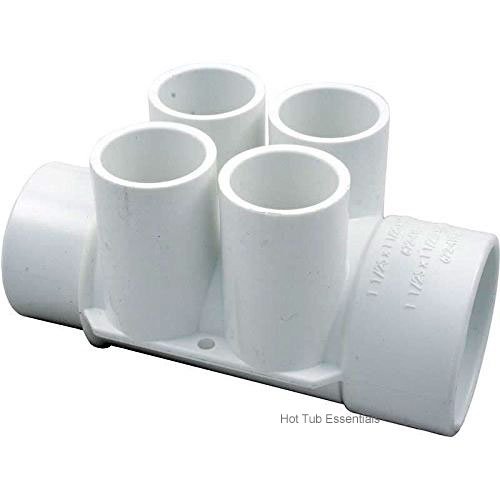 Manifold, 1-1/2" Spig x 1-1/2" Slip x (4) 3/4" Slip Ports