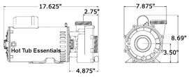 Flo-Master XP2e Pump Dimensions