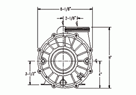 Dimensions of Flo-Master XP3 Wet End