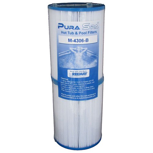 M-4306-B Filter (set of 2: 4-15/16" W, 6-5/8" L) by PuraSpa