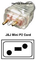 Pump 2 Cord, 1-Spd, 48, J&J Mini