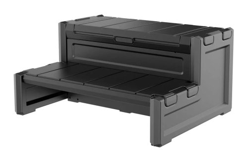 Premium Spa Step with Storage, Black
