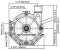 Laing E10 Circulation Pump 73989 / 73979 Dimensions